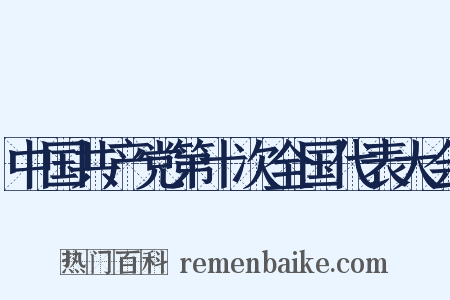 中国共产党第十次全国代表大会是什么意思的图片